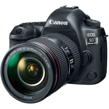 تصویر  دوربین دیجیتال کانن مدل EOS 5D Mark IV به همراه لنز 24-105 میلی متر F4 L IS II