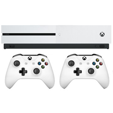 تصویر  مجموعه کنسول بازی مایکروسافت مدل Xbox One S ظرفیت 1 ترابایت به همراه دسته اضافه