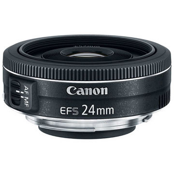 تصویر  لنز دوربین کانن مدل EF-S 24mm f/2.8 STM for Canon Cameras