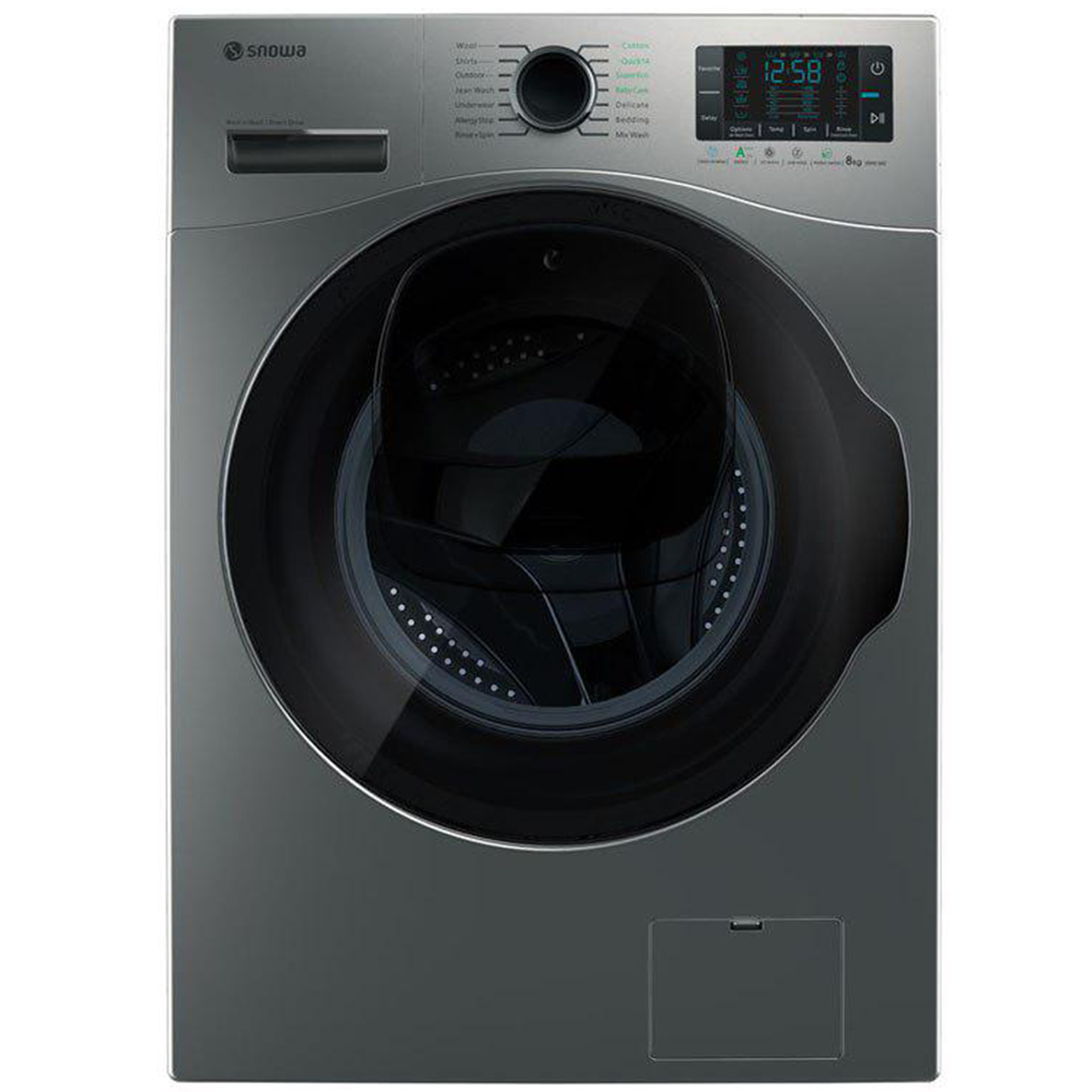 ماشین لباسشویی Wash in Wash اسنوا مدل SWM-842S ظرفیت 8 کیلوگرم