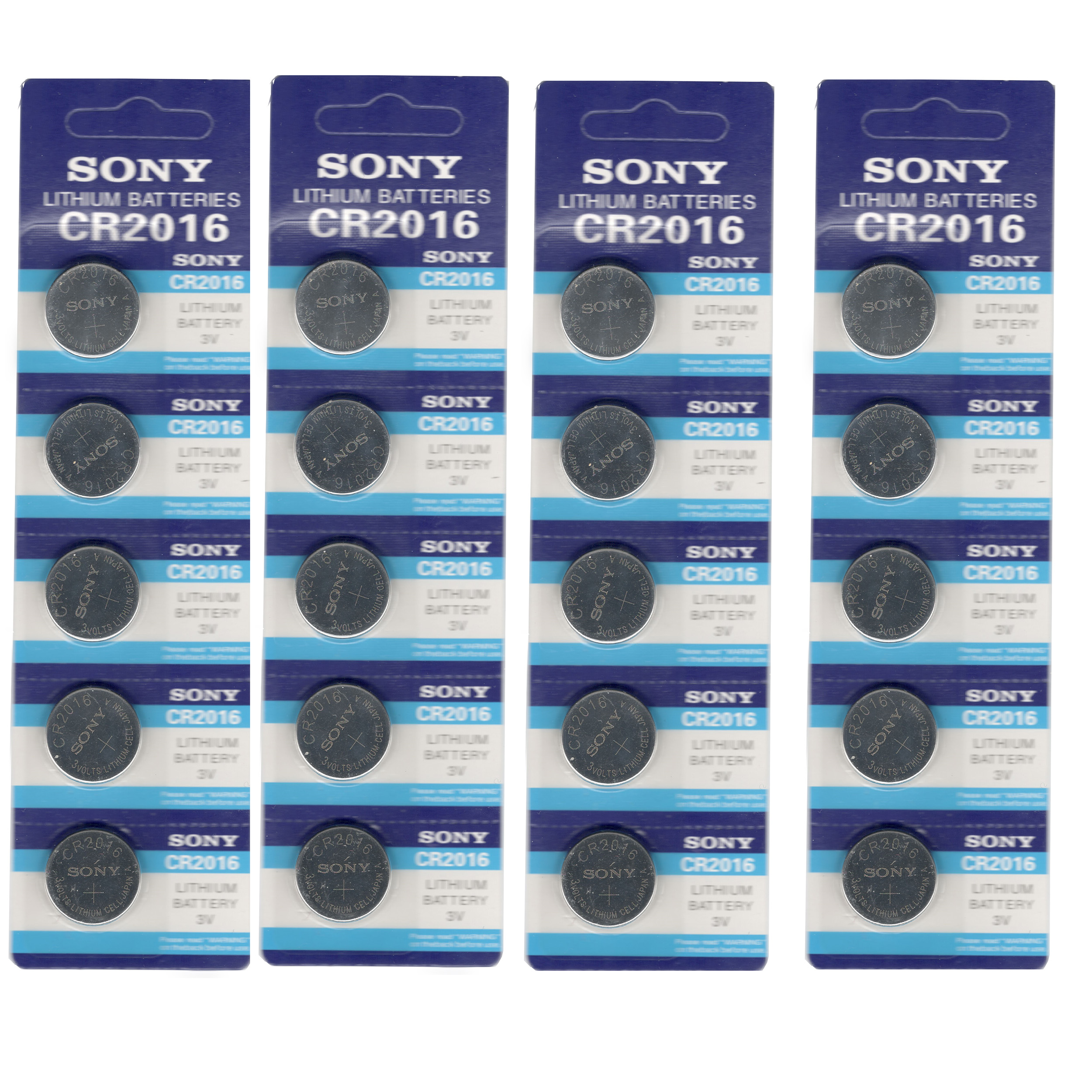 باتری سکه ای سونی مدل CR2016 بسته 20 عددی
