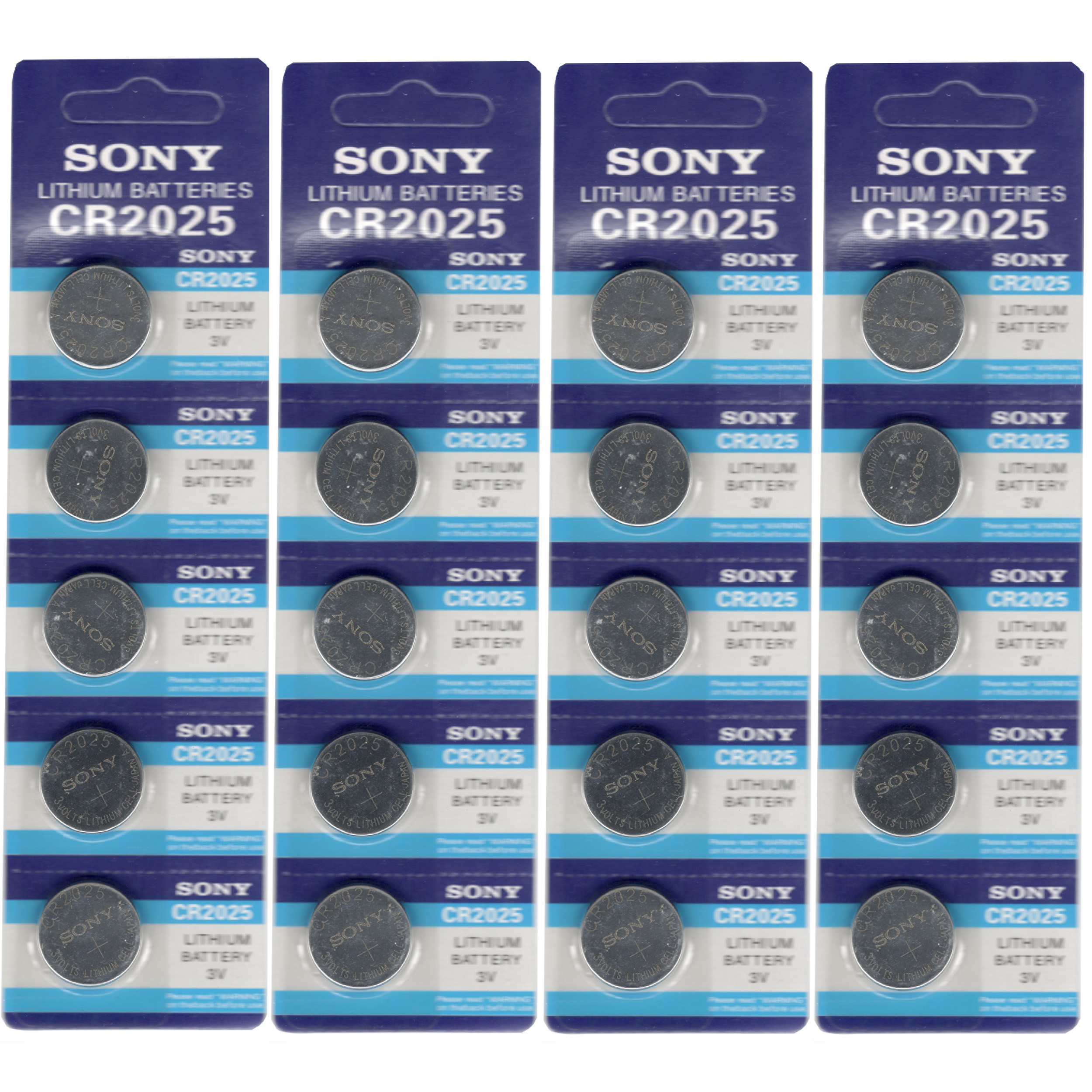 باتری سکه ای سونی مدل CR2025 بسته 20 عددی