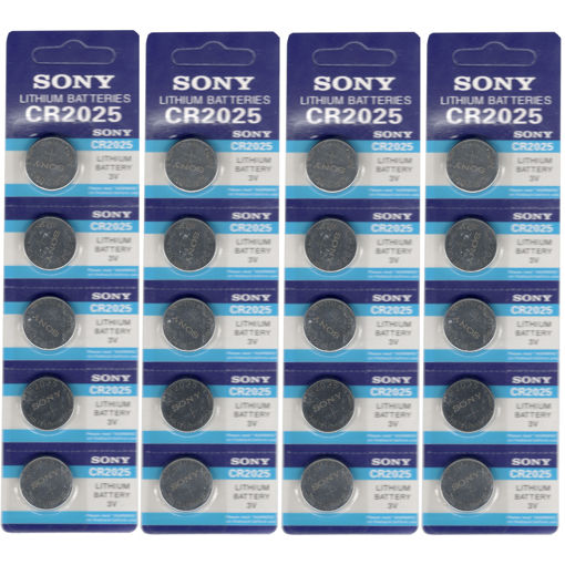 باتری سکه ای سونی مدل CR2025 بسته 20 عددی