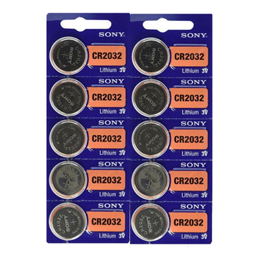 باتری سکه ای سونی مدل CR2032 بسته 10 عددی