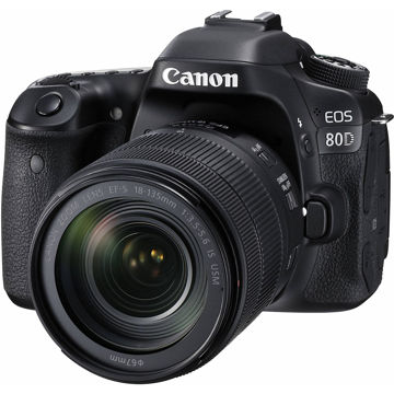 دوربین دیجیتال کانن مدل Eos 80D EF S به همراه لنز 18-135 میلی متر f/3.5-5.6 IS USM