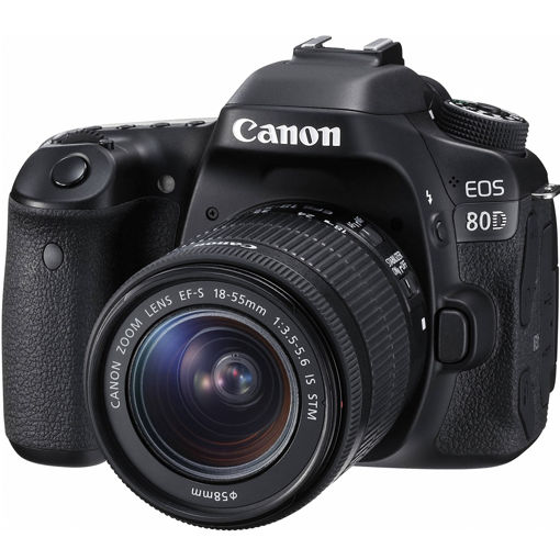 دوربین دیجیتال کانن مدل Eos 80D به همراه لنز EF-S 18-55mm f/3.5-5.6 IS STM