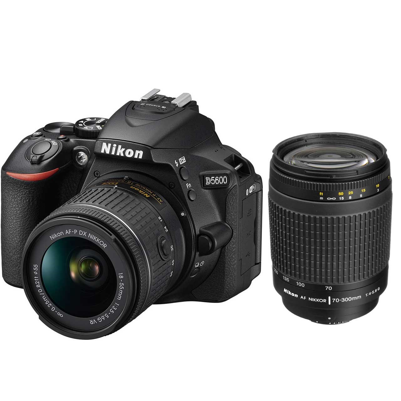 دوربین دیجیتال نیکون مدل D5600 به همراه لنز 18-55 و 70-300 میلی متر F/4-5.6G