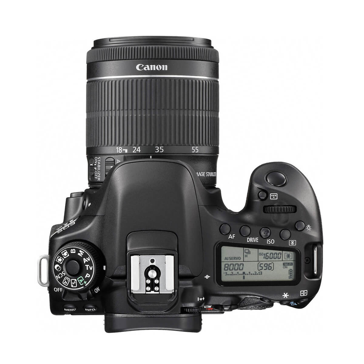 دوربین دیجیتال کانن مدل Eos 80D به همراه لنز EF-S 18-55mm f/3.5-5.6 IS STM