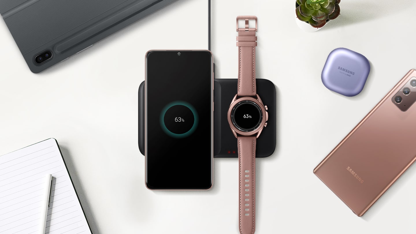شارژر وایرلس samsung wireless charger duo