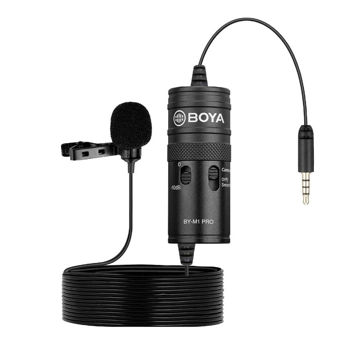 میکروفن یقه ای بویا Boya BY-M1 Pro به همراه کیف کیس فایر(کالا اصل و دارای کد ریجستری)