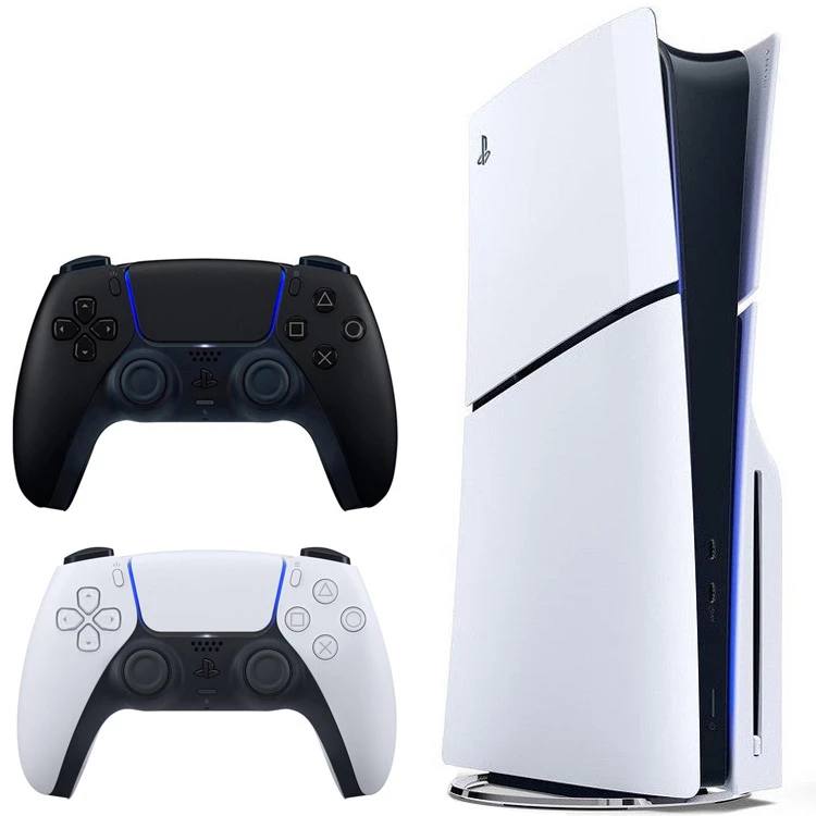 کنسول بازی سونی مدل PlayStation 5 Slim ظرفیت یک ترابایت ریجن 2000 آسیا به همراه دسته اضافی