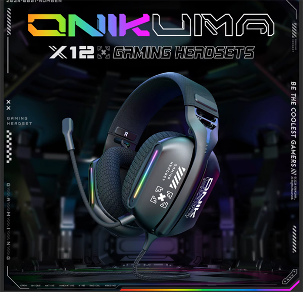 هدست گیمینگ اونیکوما مدل X12 RGB